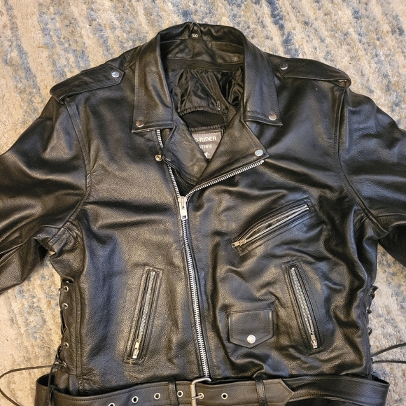 Pro Rider Other - Pro-rider leather motorcycle jacket size 50